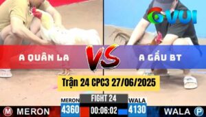 Trận 24 CPC3 27/06/2025 - Quân Long An Vs Gấu Bến Tre, Đá Xổ 200tr
